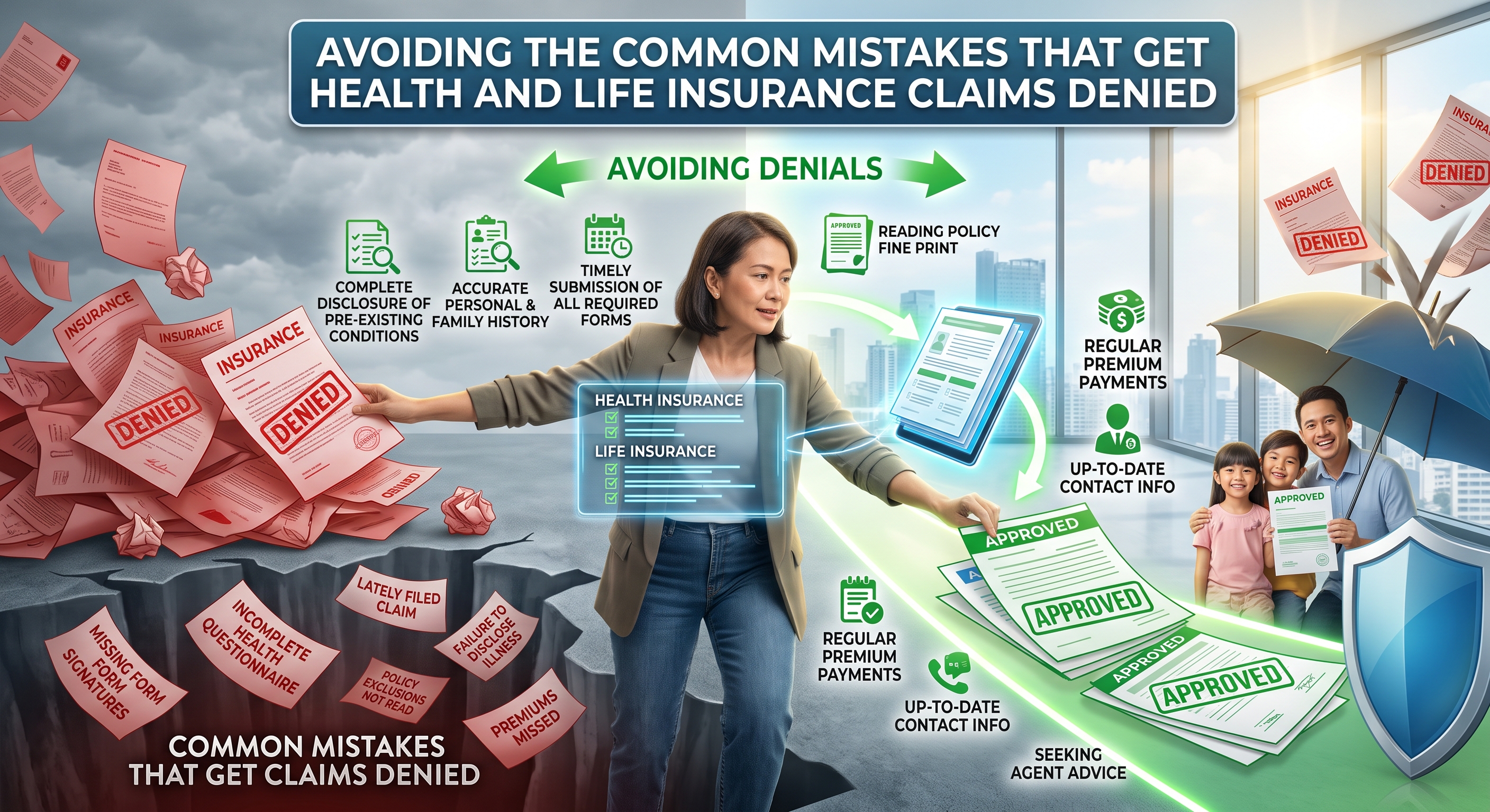Avoiding the Common Mistakes That Get Health and Life Insurance Claims Denied